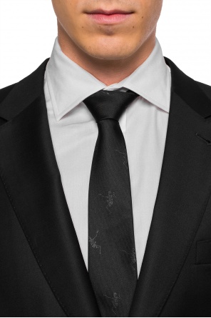Embroidered tie, zdjęcie 2 Embroidered tie od Alexander McQueen